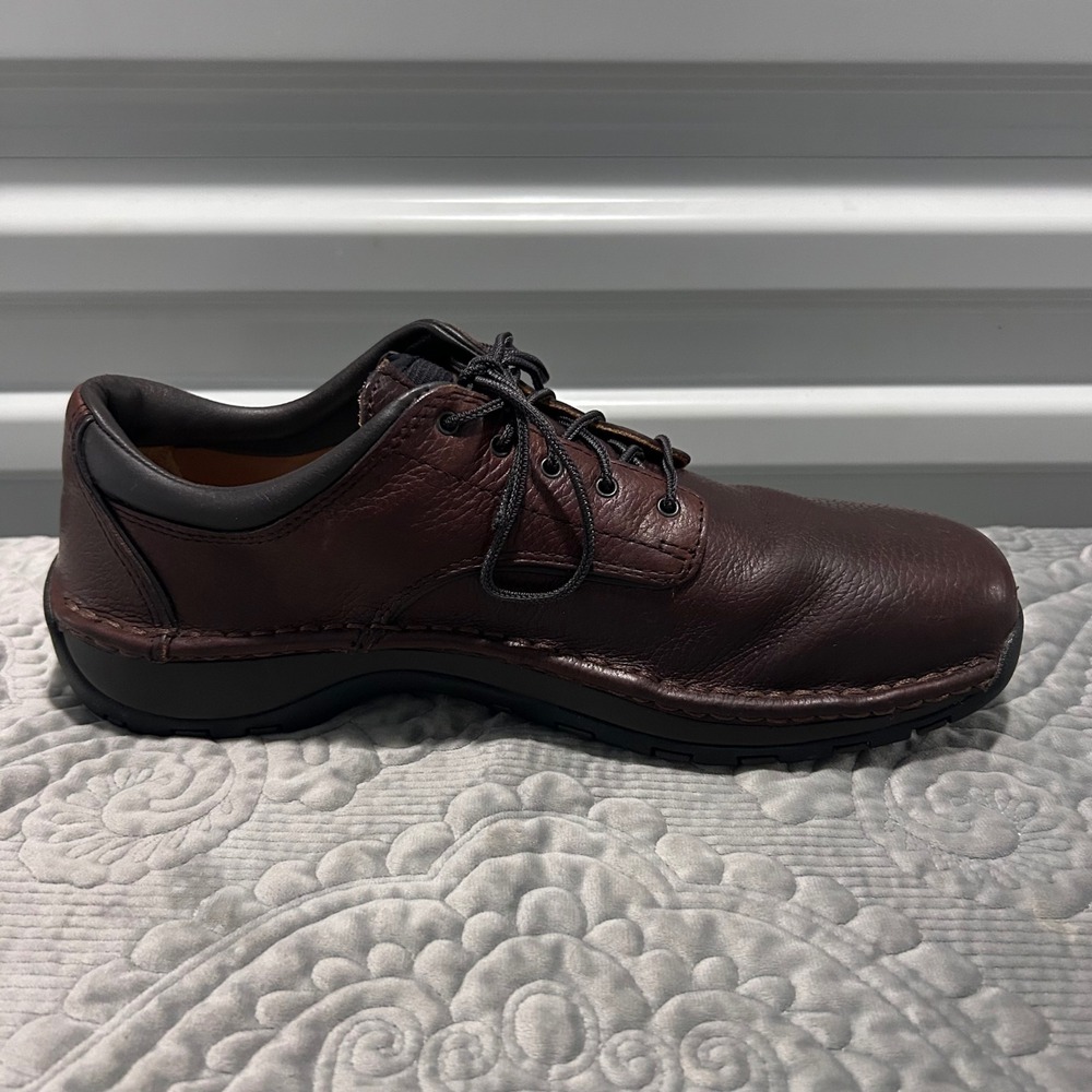 Red Wing Mens Brown Pebbled Leather Lace Up Oxford Shoes 11B Narrow Casual - Picture 5 of 12